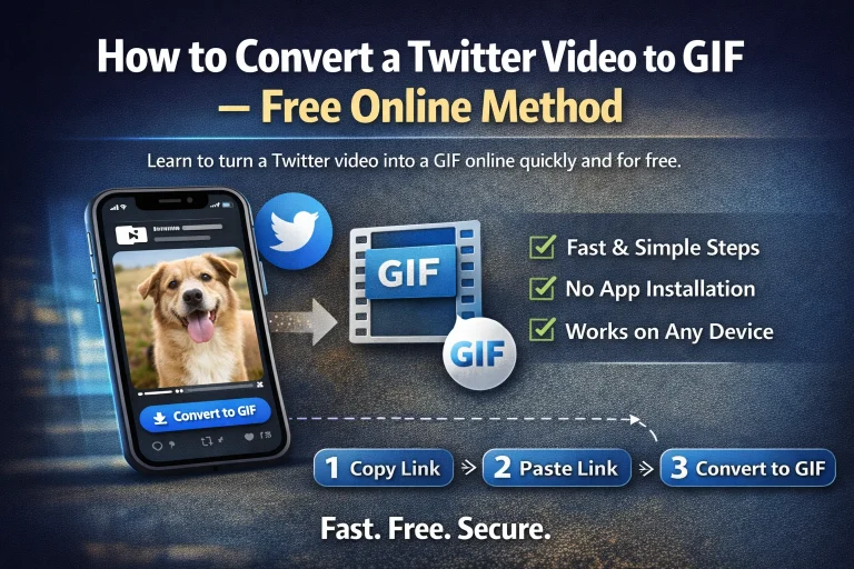 Convert a Twitter Video to GIF