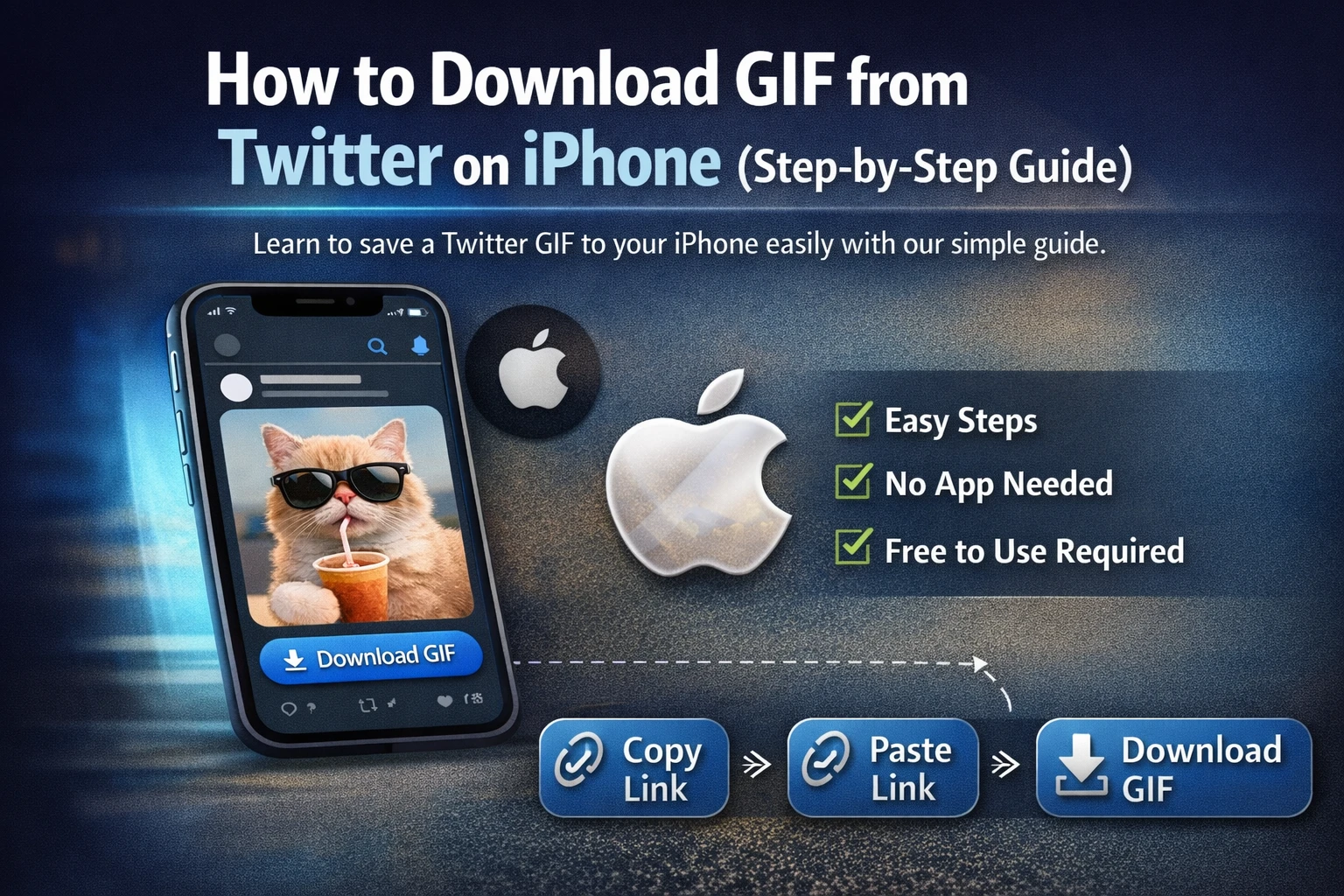 Download GIF from Twitter on iPhone